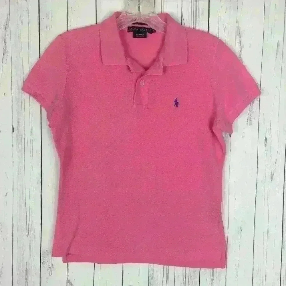 Ralph Lauren Blue Label Pink Polo Medium